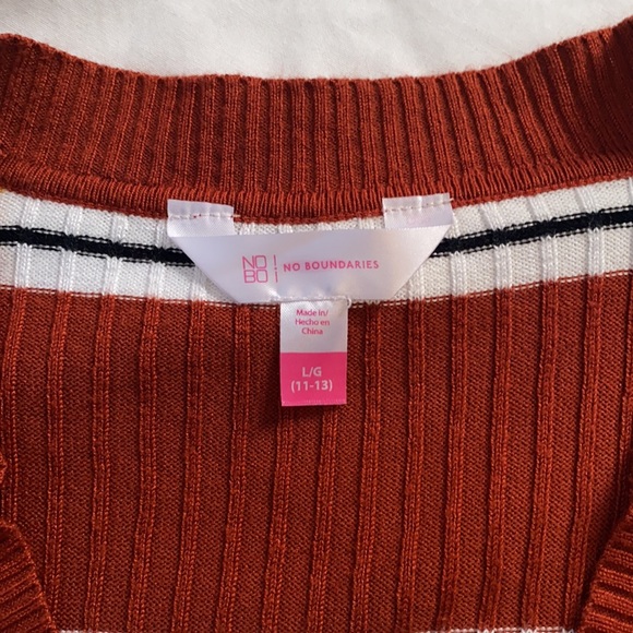 Large Rust Summer Sweater - Picture 2 of 4